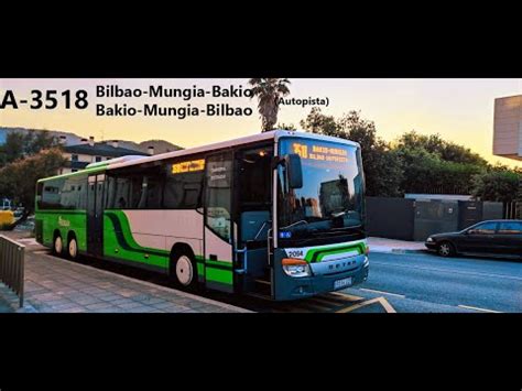 bilbao bakio bus|A 3518 BILBAO